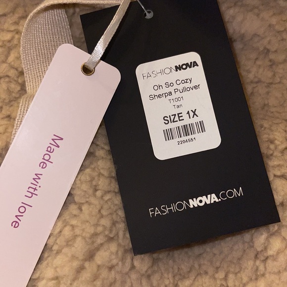 Womens teddy hoodie - Picture 3 of 3